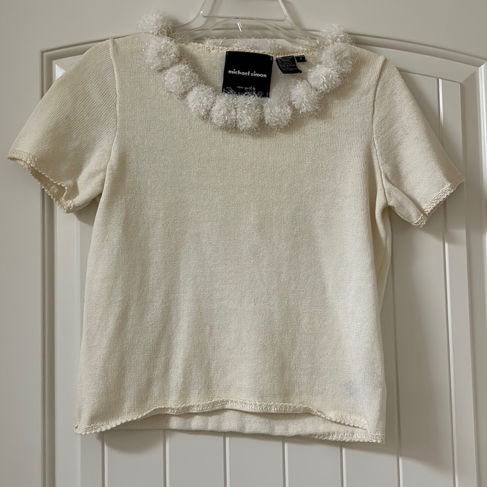 White dainty shirt